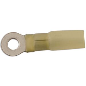 Yellow Heat Shrink Ring Terminal 10.0mm - Pack 25 - Connect 30234 New Yellow Heat Shrink Ring Terminal 10.0mm - Pack 25 - Connect 30234 New
