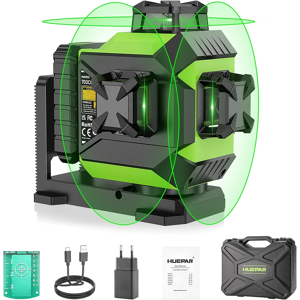 Does Not Apply 3 X 360° Laser Level Green 3d Self-Leveling Cross 12 Lines Lazer Level Three-Pla Does Not Apply 3 X 360° Laser Level Green 3d Self-Leveling Cross 12 Lines Lazer Level Three-Pla