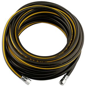 Rubber Air Hose 8mm(5/16) C/w 1/4bsp Nipples 15m - Connect 30905 New Rubber Air Hose 8mm(5/16) C/w 1/4bsp Nipples 15m - Connect 30905 New