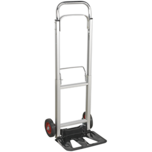Sack Truck Folding Aluminium 90kg Capacity - Sealey Cst980 New Sack Truck Folding Aluminium 90kg Capacity - Sealey Cst980 New