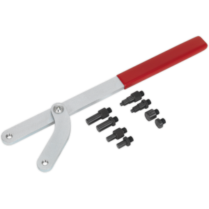 Universal Pulley & Fan Clutch Holder Set - Sealey Vs4844 New Universal Pulley & Fan Clutch Holder Set - Sealey Vs4844 New