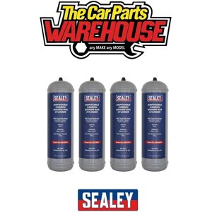 Sealey Co21kgd4 1.3kg Disposable Carbon Dioxide Gas Cylinder Pack Of 4 Co21kgd Sealey Co21kgd4 1.3kg Disposable Carbon Dioxide Gas Cylinder Pack Of 4 Co21kgd