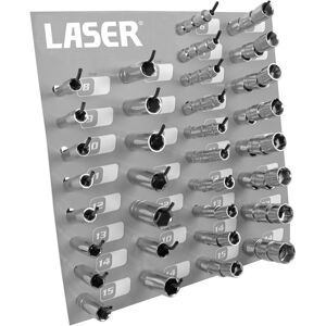 Laser Tools Laser Tools Support - 3/8" Socket Rack 1161 Laser Tools Laser Tools Support - 3/8" Socket Rack 1161