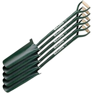 Bulldog All Metal Newcastle Drain Digging Spade 5 Pack Head 405x178mm 5ndam-5 Bulldog All Metal Newcastle Drain Digging Spade 5 Pack Head 405x178mm 5ndam-5
