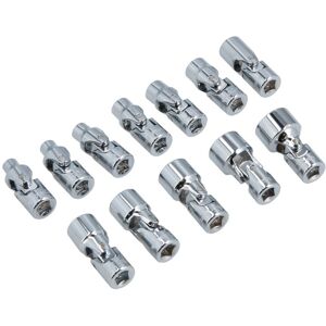 Laser Tools Universal Joint Socket Set 1/4\"D 12pc 7281 Laser Tools Universal Joint Socket Set 1/4\"D 12pc 7281