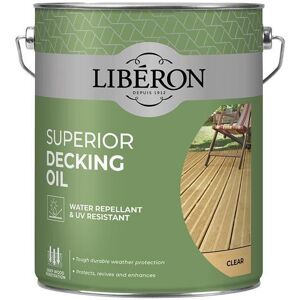 Liberon Superior Decking Oil Clear 5 Litre Liberon Superior Decking Oil Clear 5 Litre