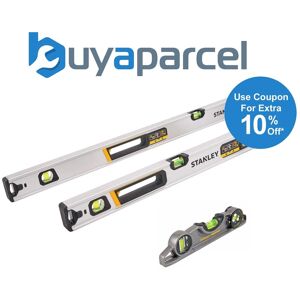Stanley Fatmax Extreme Pro Spirit Levels Set - 1200mm, 600mm & 250mm Stanley Fatmax Extreme Pro Spirit Levels Set - 1200mm, 600mm & 250mm