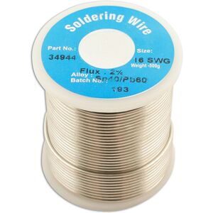Connect Solder Wire 16 SWG/1.6mm - 0.5kg Reel - New Connect Solder Wire 16 SWG/1.6mm - 0.5kg Reel - New