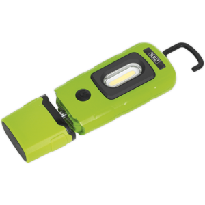 Sealey Rechargeable 360° Inspection Light 3w Cob & 1w Smd Led Green Lithium-Polymer - S Sealey Rechargeable 360° Inspection Light 3w Cob & 1w Smd Led Green Lithium-Polymer - S