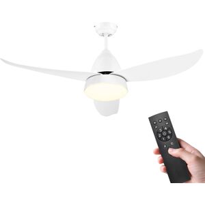 Homcom Reversible Ceiling Fan With Light, 3 Blades, Mount Lighting Fan, White Homcom Reversible Ceiling Fan With Light, 3 Blades, Mount Lighting Fan, White