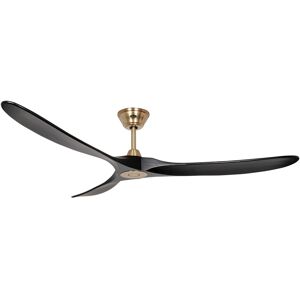 CasaFan 71" Ceiling Fan With Remote Eco Genuino Brass Black Quiet Dc Fan 6 Speeds - Ceiling Fan CasaFan 71" Ceiling Fan With Remote Eco Genuino Brass Black Quiet Dc Fan 6 Speeds - Ceiling Fan