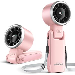 Whatook Hand Held Fan Rechargeable Portable:handheld Usb Fans With 5 Speed, 9 Whatook Hand Held Fan Rechargeable Portable:handheld Usb Fans With 5 Speed, 9