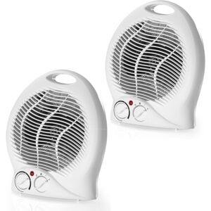 Beldray Fan Heater Set Of 2 Portable 2 Heat Setting Cool Air Function 1000/2000w Beldray Fan Heater Set Of 2 Portable 2 Heat Setting Cool Air Function 1000/2000w