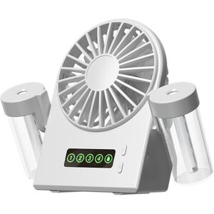 Sodial 3x(Dual Sprays Desktop Fan Humidifier 2-In-1 Usb Portable Digital Display1371 Sodial 3x(Dual Sprays Desktop Fan Humidifier 2-In-1 Usb Portable Digital Display1371