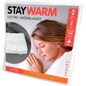 Staywarm King Size Luxury Quality Electric Underblanket Controller F904 White Staywarm King Size Luxury Quality Electric Underblanket Controller F904 White
