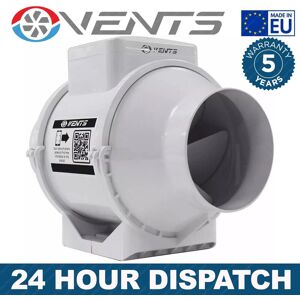 Vents 4" 100 Mm Loft Mounted Bathroom Shower Inline Duct Extractor Fan Ventilation Vents 4" 100 Mm Loft Mounted Bathroom Shower Inline Duct Extractor Fan Ventilation