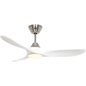 CasaFan BN-MW 122 - Chrome / brushed nickel Ceiling Fan with LED CasaFan BN-MW 122 - Chrome / brushed nickel Ceiling Fan with LED