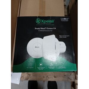 Xpelair C4psr Simply Silent Contour Extractor Fan Pullcord 4"/100mm Bathroom Xpelair C4psr Simply Silent Contour Extractor Fan Pullcord 4"/100mm Bathroom