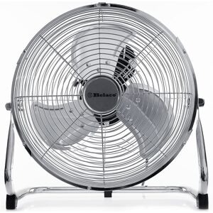 Belaco 12” Metal Floor Fan, High Velocity Chrome Free Stand Cooling Fan, 3 Speed Belaco 12” Metal Floor Fan, High Velocity Chrome Free Stand Cooling Fan, 3 Speed