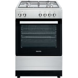 Electriq 60cm Dual Fuel Single Oven Cooker - Stainless Steel Eqdfsc60a Electriq 60cm Dual Fuel Single Oven Cooker - Stainless Steel Eqdfsc60a