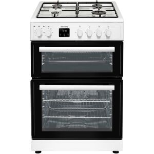 Electriq 60cm Dual Fuel Cooker - White Eqdfc360wh Electriq 60cm Dual Fuel Cooker - White Eqdfc360wh
