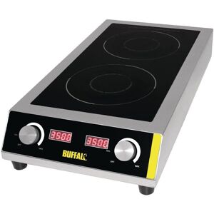 Buffalo Heavy Duty Double Induction Hob 7kw Buffalo Heavy Duty Double Induction Hob 7kw