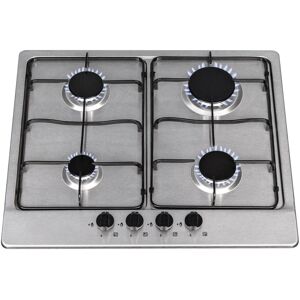 Sia Ssg602ss 60cm Stainless Steel 4 Burner Gas Hob With Enamel Pan Stands Sia Ssg602ss 60cm Stainless Steel 4 Burner Gas Hob With Enamel Pan Stands