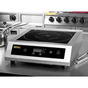 Buffalo Heavy Duty Induction Hob Stainless Steel 3kw Single Zone Digital Control Buffalo Heavy Duty Induction Hob Stainless Steel 3kw Single Zone Digital Control