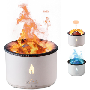 Shanna Volcano Flame Aroma Diffuser & Humidifier - 300ml Essential Oil Diffuser Shanna Volcano Flame Aroma Diffuser & Humidifier - 300ml Essential Oil Diffuser