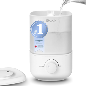 Levoit Cool Mist Humidifier 23db Quiet Auto Shut-Off 360° Nozzle 25h Top Fill Levoit Cool Mist Humidifier 23db Quiet Auto Shut-Off 360° Nozzle 25h Top Fill