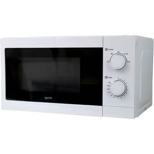 Manual Microwave, 800w, 20 Litre, 35 Minute Timer, White, Igenix Igms08080w Manual Microwave, 800w, 20 Litre, 35 Minute Timer, White, Igenix Igms08080w