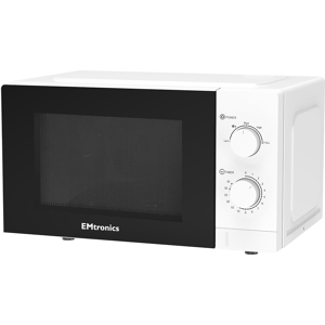 Emtronics 20 Litre 700w Manual Control Microwave With 5 Power Levels, Defrost Fu Emtronics 20 Litre 700w Manual Control Microwave With 5 Power Levels, Defrost Fu