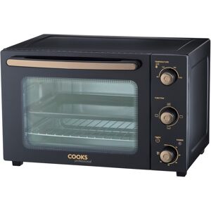 Cooks Professional Electric Mini Oven 34l Portable Multifuction Countertop Cooker Black & Rose Gold Cooks Professional Electric Mini Oven 34l Portable Multifuction Countertop Cooker Black & Rose Gold