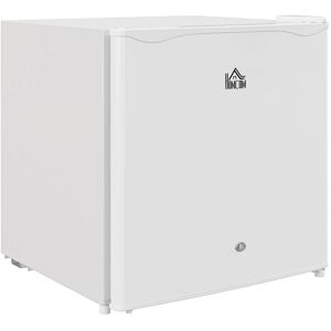 Homcom 46l Counter Top Fridge Mini Fridge With Lock Chiller Box Cream White New Homcom 46l Counter Top Fridge Mini Fridge With Lock Chiller Box Cream White New