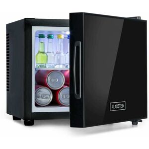 Klarstein Mini Fridge Refrigerator Retro Cooling Box Bar Hotel 10l 2 Levels A - Black Klarstein Mini Fridge Refrigerator Retro Cooling Box Bar Hotel 10l 2 Levels A - Black