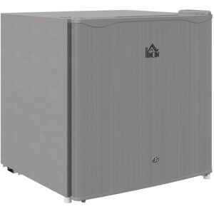 Homcom 46L Grey Countertop Mini Fridge with Lock - Refrigerator Homcom 46L Grey Countertop Mini Fridge with Lock - Refrigerator