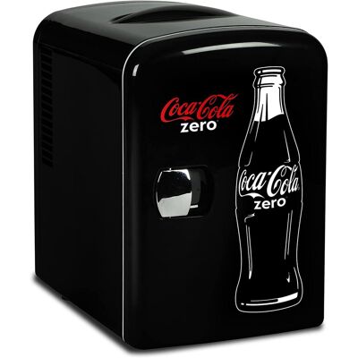 Koolatron Coca Cola Coke Zero Mini Fridge For Bedrooms 4l Small 6 Can Table Top Quiet... Koolatron Coca Cola Coke Zero Mini Fridge For Bedrooms 4l Small 6 Can Table Top Quiet...