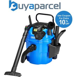 Draper 36313 230v Wall Mounted Wet And Dry Vacuum Cleaner, 1500w Draper 36313 230v Wall Mounted Wet And Dry Vacuum Cleaner, 1500w