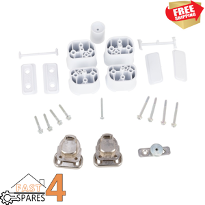 Genuine Hoover Candy 43013964 Washing Machine Integrated Decor Door Hinge Kit Genuine Hoover Candy 43013964 Washing Machine Integrated Decor Door Hinge Kit