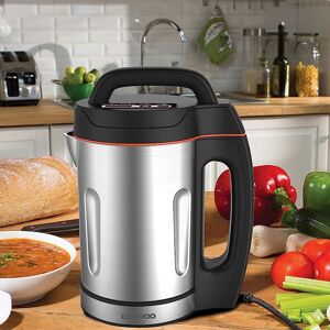 Daewoo 1.6ltr Soup & Smoothie Maker Blender Stainless Steel 1000w Heater Silver Daewoo 1.6ltr Soup & Smoothie Maker Blender Stainless Steel 1000w Heater Silver