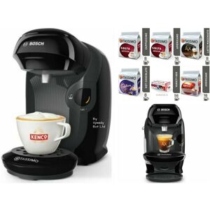 Bosch Tassimo Coffee Machine 0.7 Litre, 1300 Watt Black + 56 ☕ Variety Box Bosch Tassimo Coffee Machine 0.7 Litre, 1300 Watt Black + 56 ☕ Variety Box