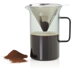 Adhoc Impact Pour Over Coffee Maker With 600ml Glass Container, Reuseable Stain Adhoc Impact Pour Over Coffee Maker With 600ml Glass Container, Reuseable Stain