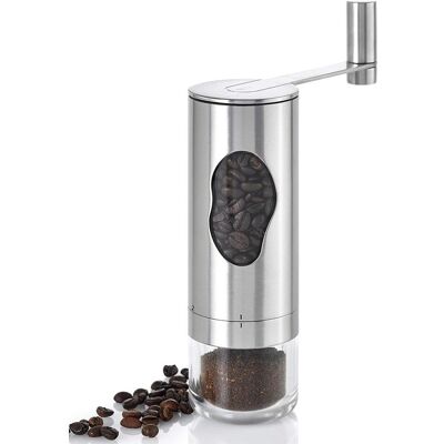 Adhoc Designs Manual Coffee Grinder Stainless Steel Ceramic Adjustable Kitchen Accessory Adhoc Designs Manual Coffee Grinder Stainless Steel Ceramic Adjustable Kitchen Accessory