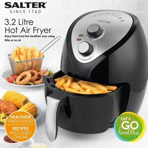 Salter 3.2l Personal Air Fryer With Hot Air Circulation 1300w 30-Minute Cooking Salter 3.2l Personal Air Fryer With Hot Air Circulation 1300w 30-Minute Cooking