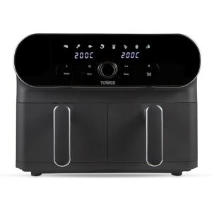 Tower T17138 Vortx Elite 10.4l Dual Basket Air Fryer With Sync Finish, 1700w, G Tower T17138 Vortx Elite 10.4l Dual Basket Air Fryer With Sync Finish, 1700w, G