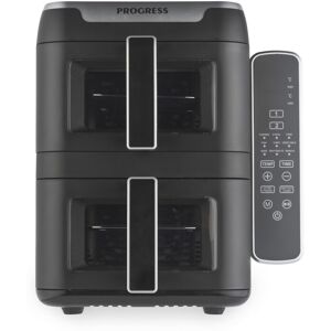 Progress Dual Tier 9l Air Fryer - 4.5l Baskets Progress Dual Tier 9l Air Fryer - 4.5l Baskets