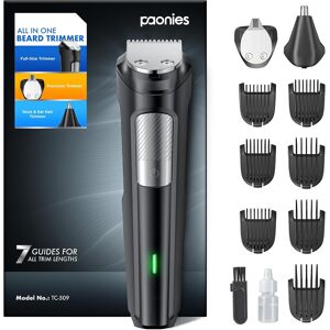 Paonies Cordless 9-In-1 Men's Grooming Kit - Grooming & Hair Trimmer Paonies Cordless 9-In-1 Men's Grooming Kit - Grooming & Hair Trimmer