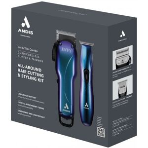 Andis Slimline Pro Li (D8) & Envy (Lcl) Galaxy Cut Trim Combo Rechargeable Andis Slimline Pro Li (D8) & Envy (Lcl) Galaxy Cut Trim Combo Rechargeable