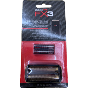 BaBylissPRO Barberology FX3 - Electric Shaver - Black - Double Foil - 2 Cutters BaBylissPRO Barberology FX3 - Electric Shaver - Black - Double Foil - 2 Cutters