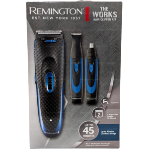 Remington HC910 The Works Hair Clipper - Cordless & Cord Use Remington HC910 The Works Hair Clipper - Cordless & Cord Use